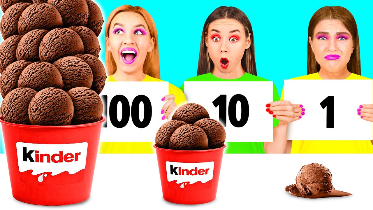 100 Слоев Еды Челлендж | Удивительные Кулинарные Рецепты от BooBoom Challenge