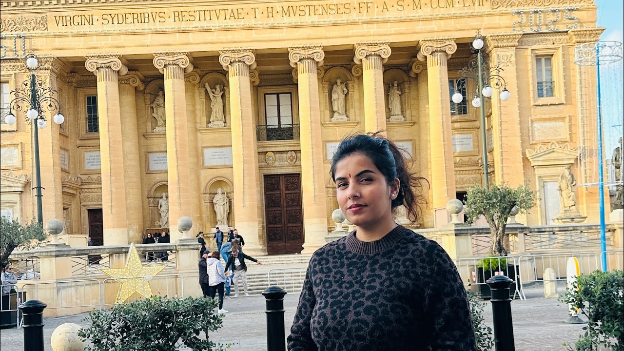 Family Trip to Mosta, Malta 🇲🇹 | Exploring Christmas Market, Maltese Food & the Iconic Mosta Dome