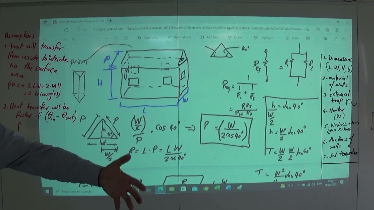 The Thermal Model of the House in Simulink, Part 2, 14/8/2022