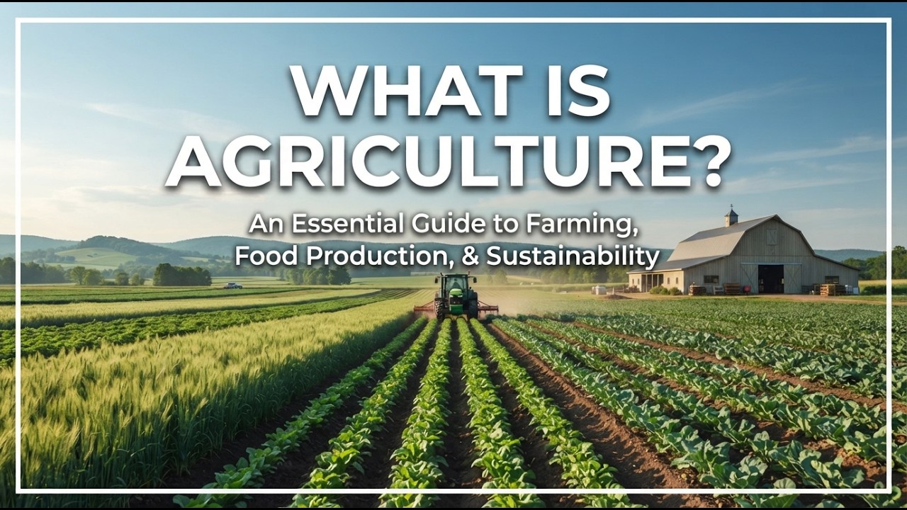 WHAT IS AGRICULTURE? A COMPLETE ROADMAP