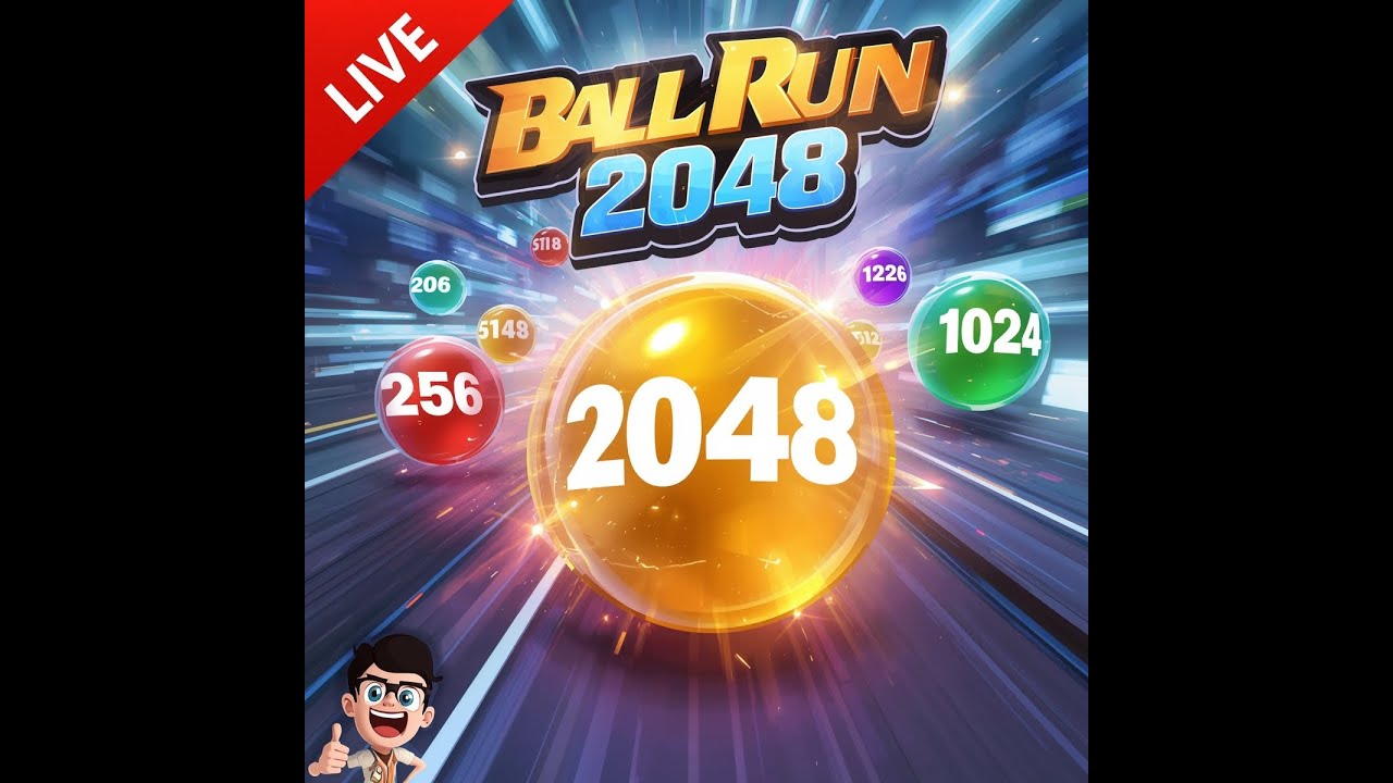 BALL RUN 2048 GAME LIVE