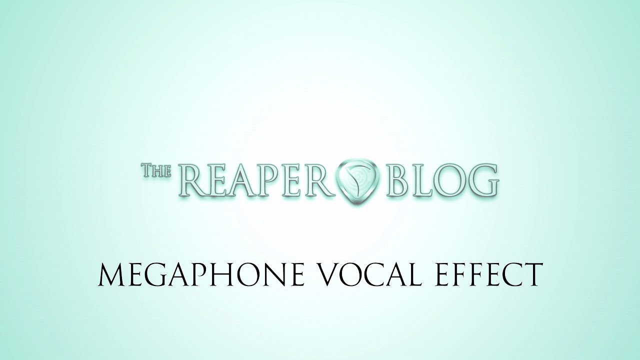 Megaphone Vocal Effect