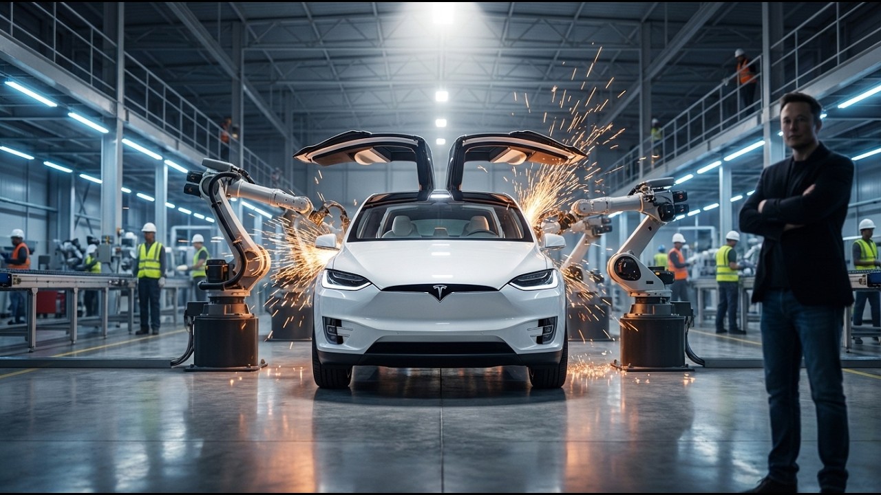 Inside Tesla Factory – Model X Production