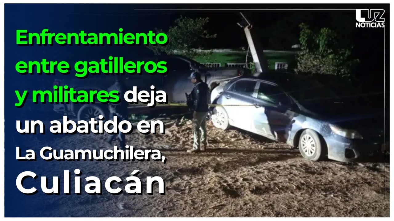 ¡Enfrentamiento! Militares usan helicóptero contra civiles armados en  La Guamuchilera, Culiacán.