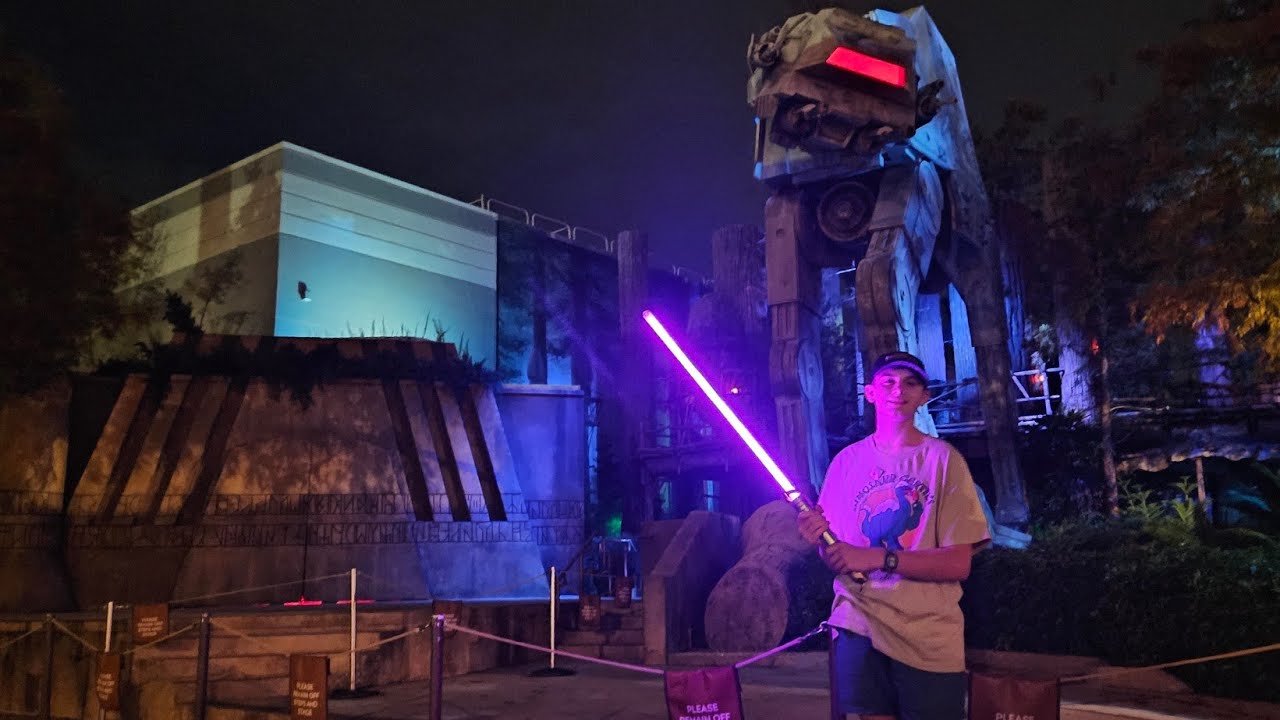 Jacob's Lightsaber build at Disney's Hollywood Studios 