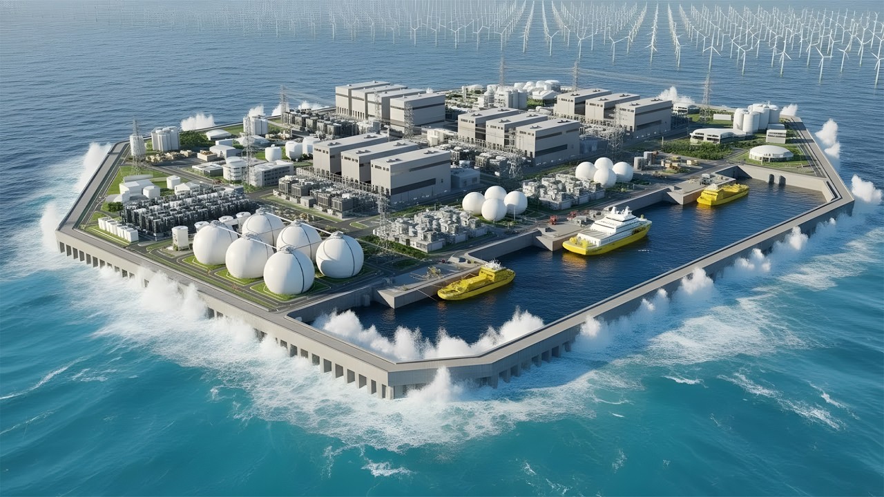 Denmark’s “Impossible” $34B Energy Island in the North Sea