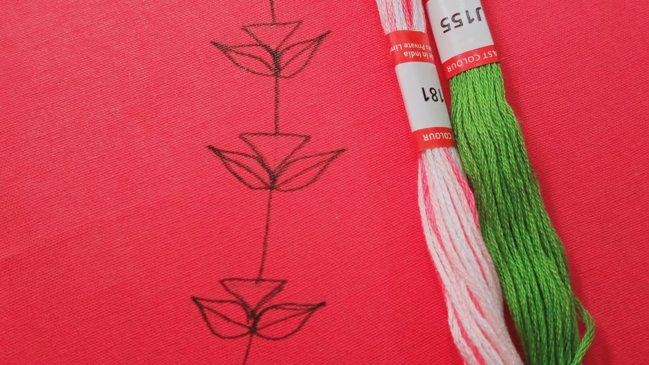 Hand embroidery French knot design, simple hand embroidery,дизайн ручной вышивки
