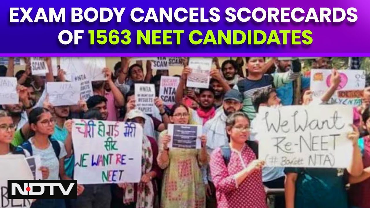 NEET Result Case | Exam Body Cancels Scorecards Of 1563 Candidates
