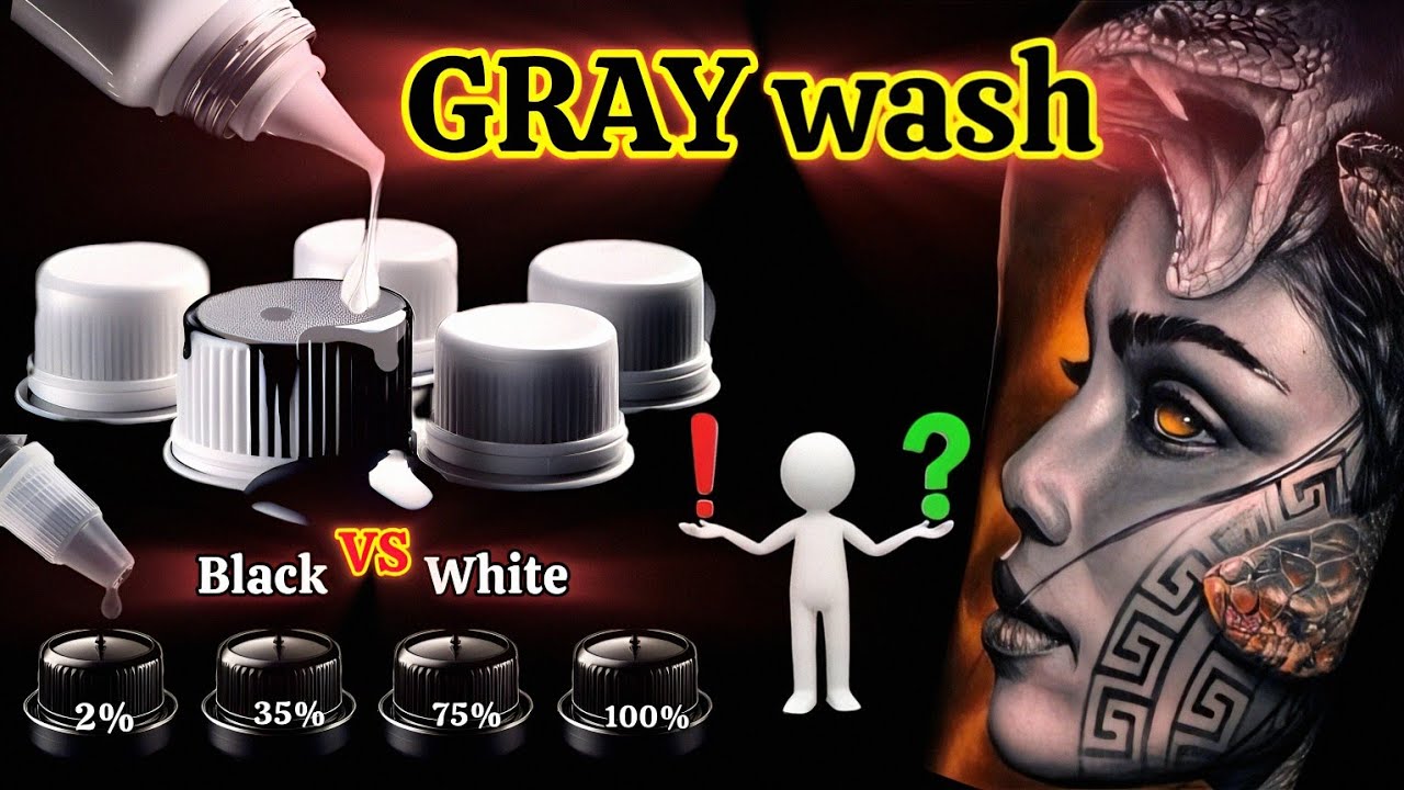 Graywash Black VS White !?&nbsp;TRY THIS techniques | Tutorial