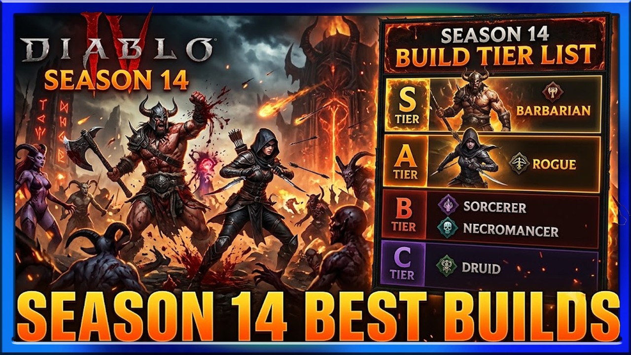 Diablo 4: Лучшие билды 14-го сезона &mdash; Гайд по лучшим классам (на основе обновленных рекордов прох...