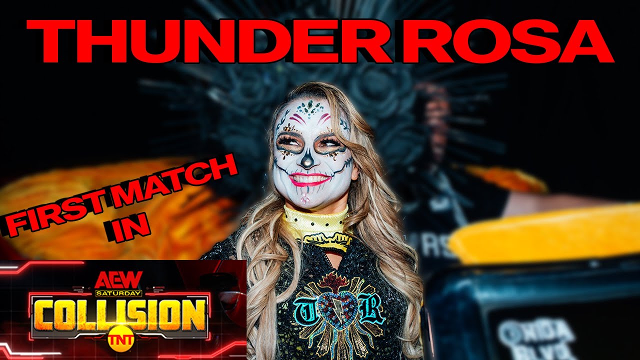 #ThunderRosa первый матч #AEWCollision