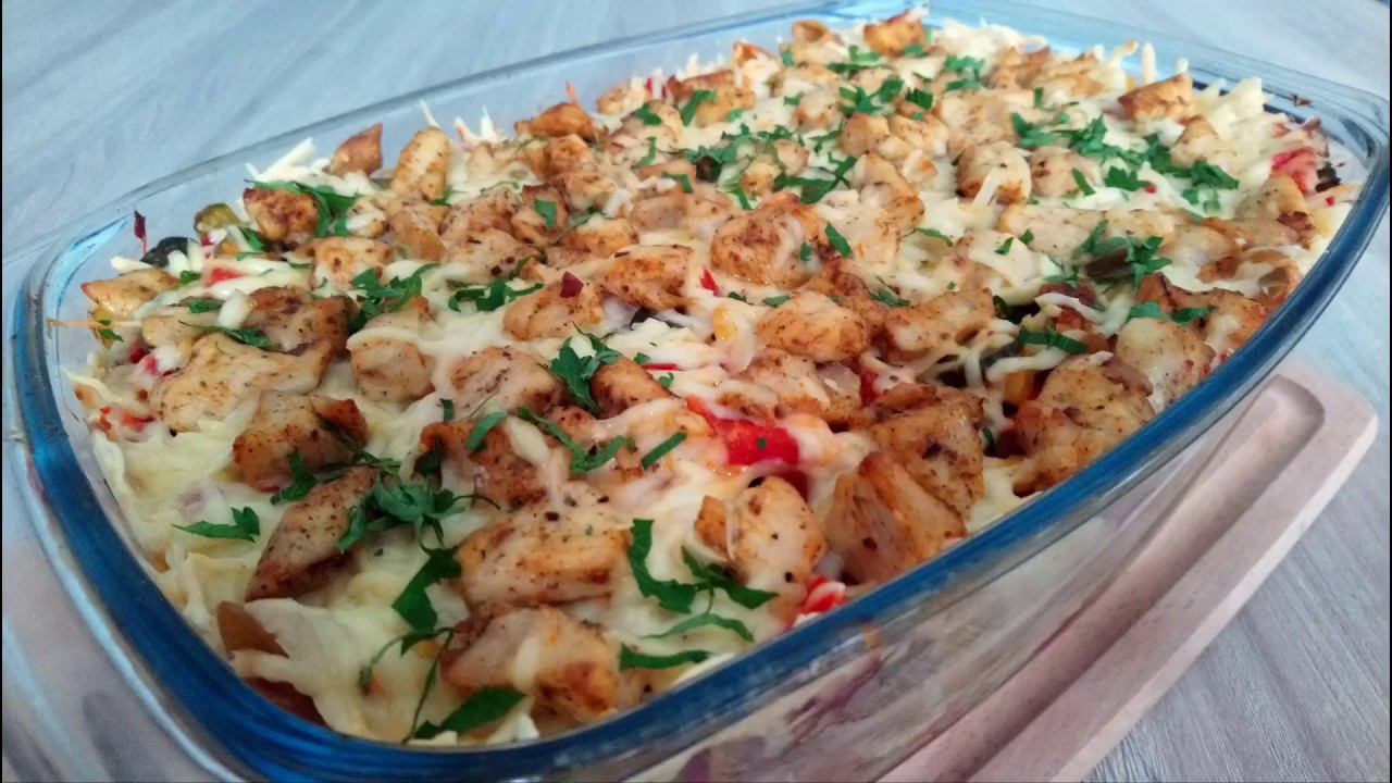 Zapiekanka kebab- gyros z makaronem
