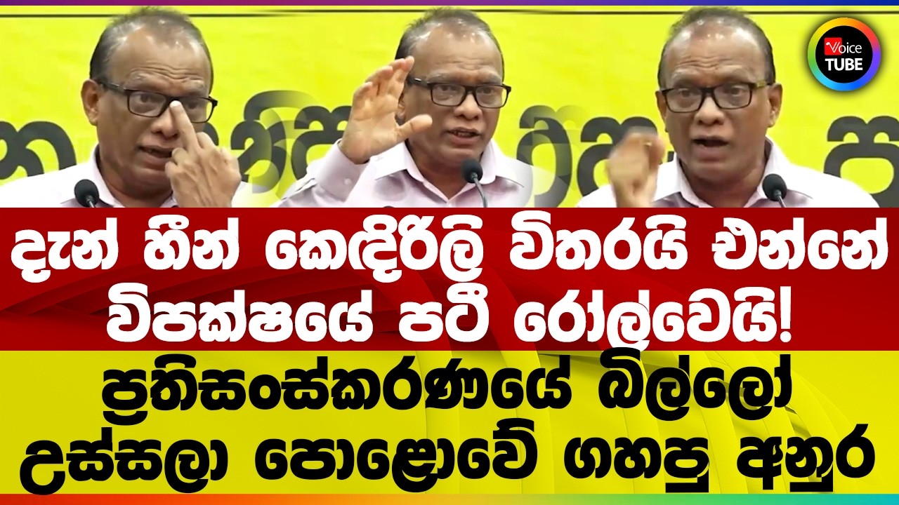 දැන් හීන් කෙඳිරිලි විතරයි එන්නේ | ප්‍රතිසංස්කරණයේ බිල්ලෝ උස්සලා පොළොවේ ගහපු අනුර