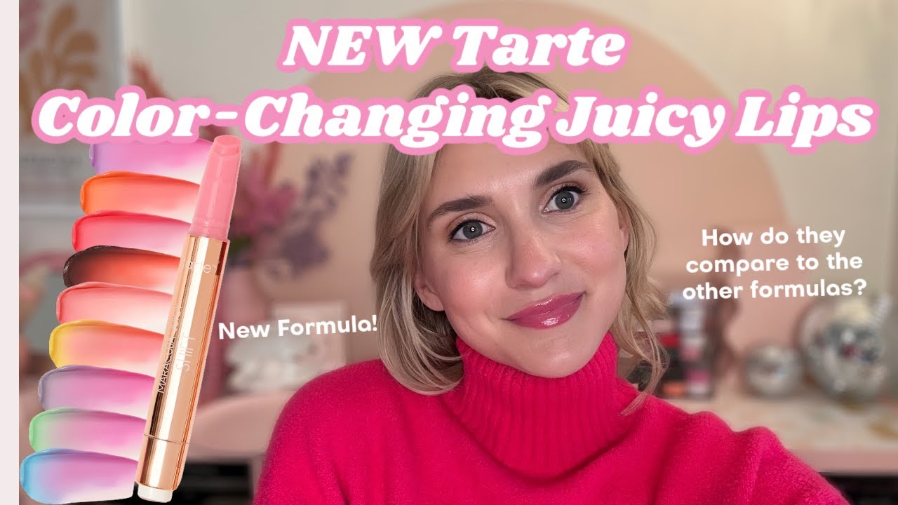 NEW Tarte Maracuja Lip Shift // Another Ph-Adjusting Makeup Launch!