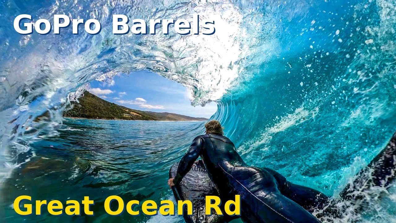 Reef Slabs on the Great Ocean Road, Australia.  GoPro Max POV Bodyboarding- Dan Leyshon.