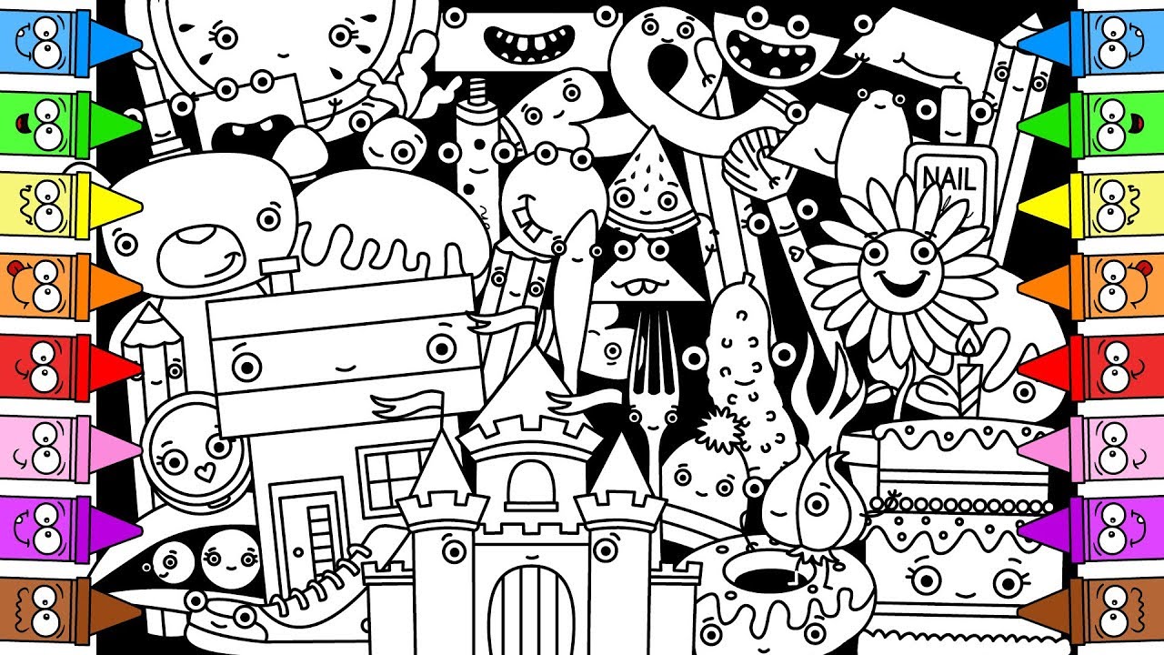 Drawing Coloring Pages | Drawing Set For Kids | Drawing For Children Step by Step #1
