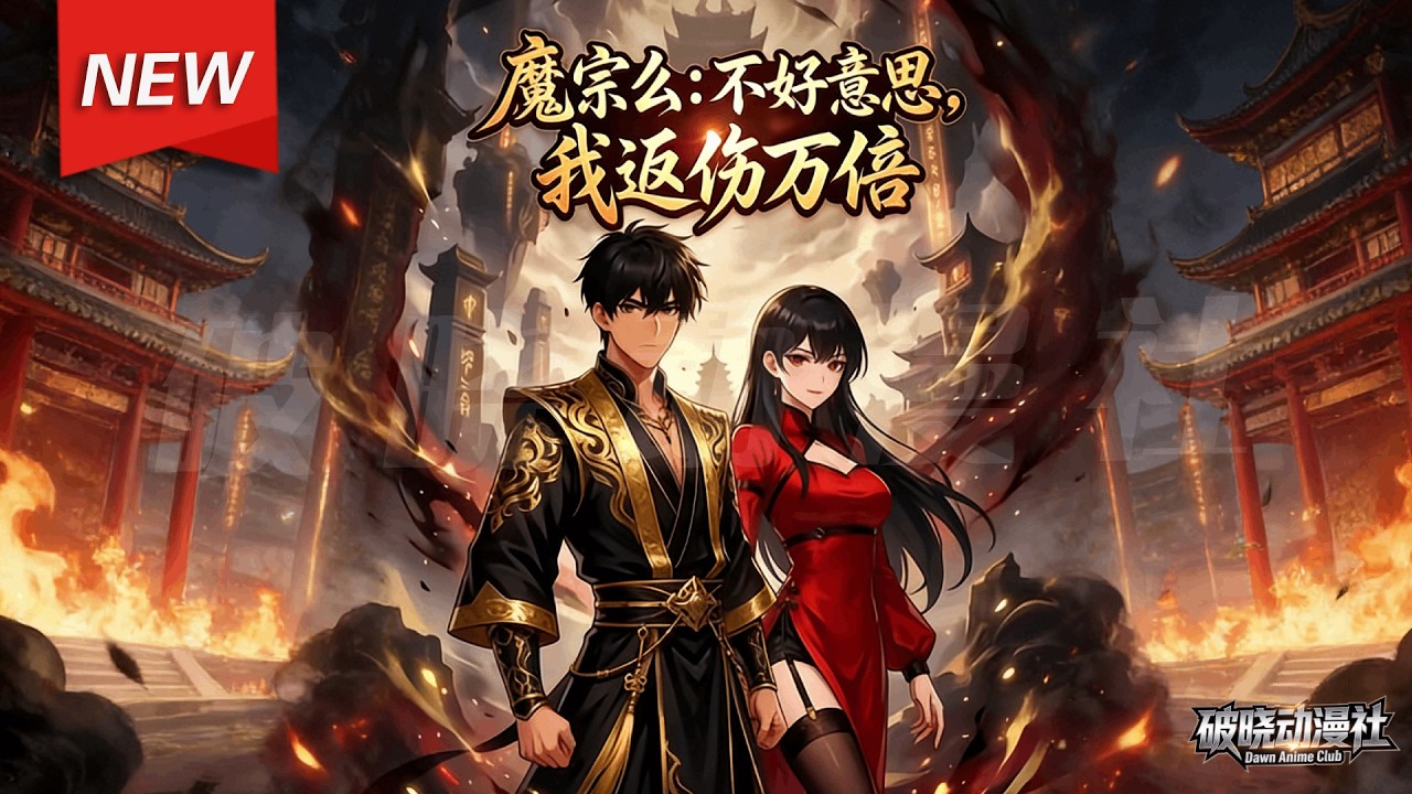 MULTISUB📢新番上线《魔宗么：不好意思，我返伤万倍》第1~60集丨穿越成魔宗杂役，觉醒&ldquo;万物反转系统&rdquo;。且看他如何以一块板砖，拍晕各路神仙，收服绝色圣女。&rdquo;我无敌，你们随意。&rdquo;  #破晓动漫社