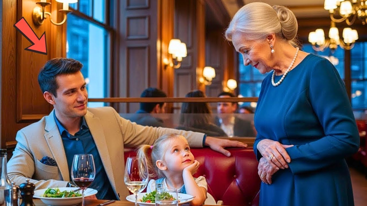 Una Anciana No Encuentra Mesa En Su Cumpleaños… Hasta Que Un Padre Soltero La Invita Con Un Gesto