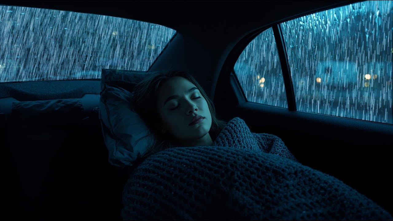 Fall Asleep Naturally with Heavy Rain & Calm Thunder