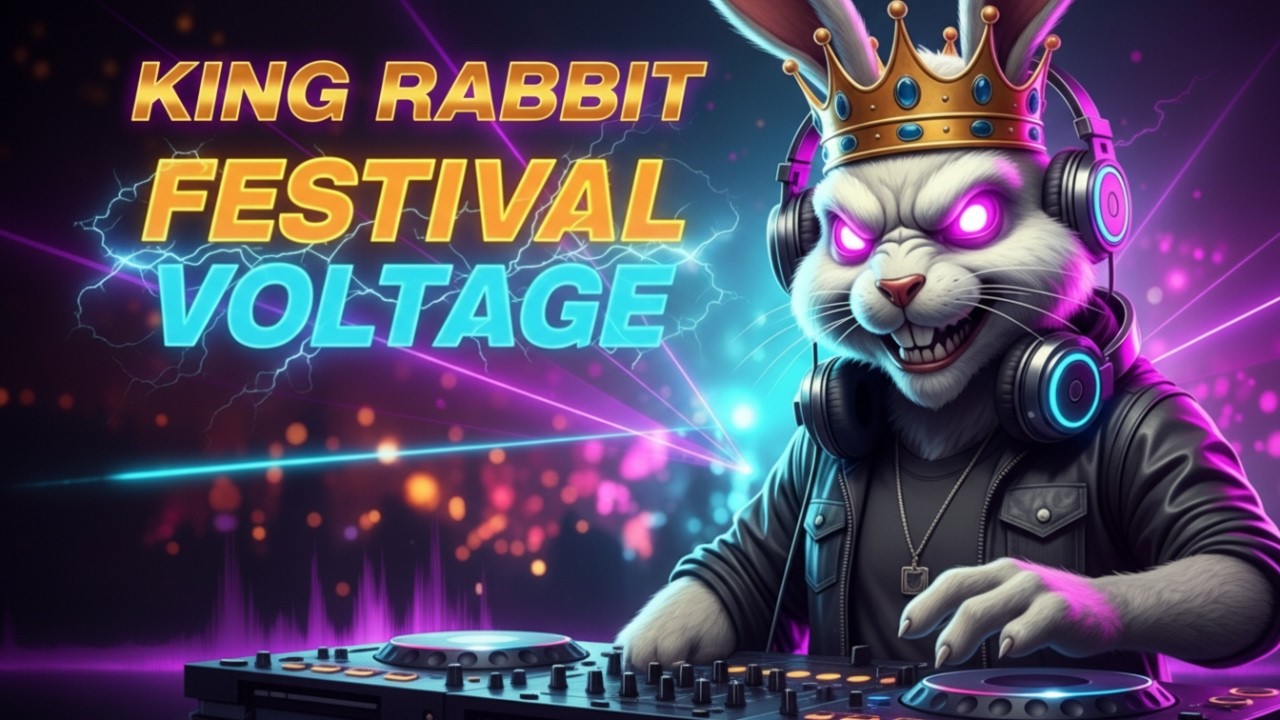 ⚡ Festival Voltage – King Rabbit EDM | Goa Club Festival Banger 👑🐰