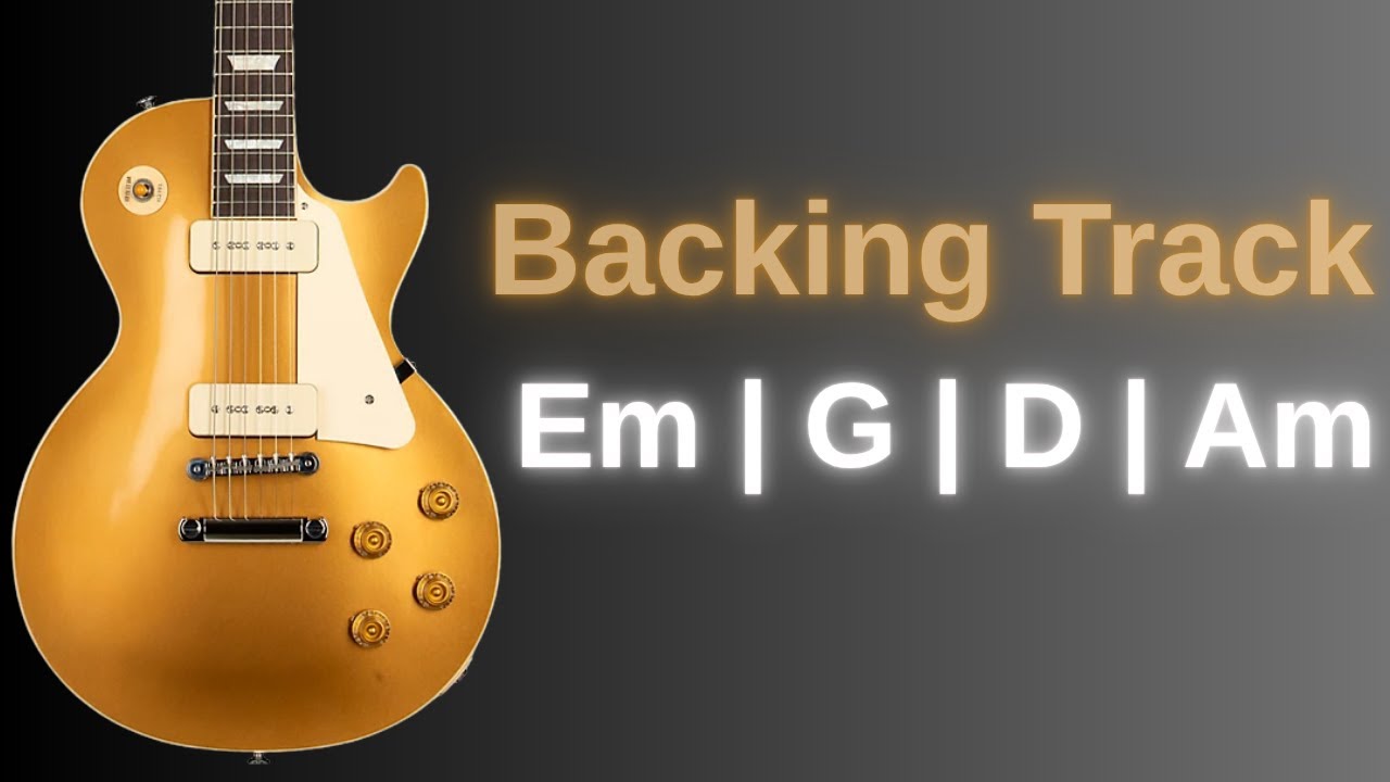 Soulful Guitar Backing Track in Eminor | 75 Bpm