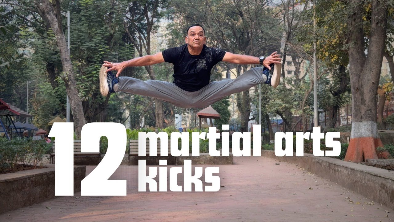 12 Clean Martial Arts Kicks | Full Power Demonstration