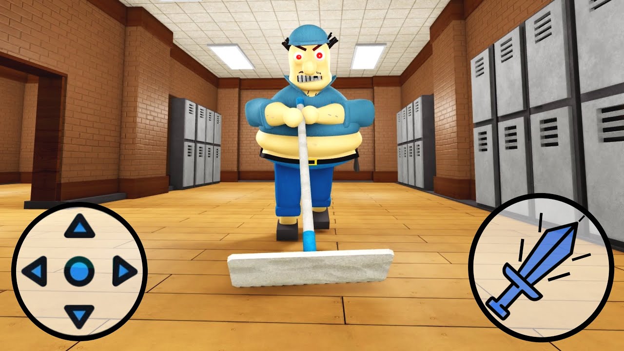 ROBLOX ESCAPE EVIL JANITOR! (OBBY) | FULL GAMEPLAY | ROBLOX