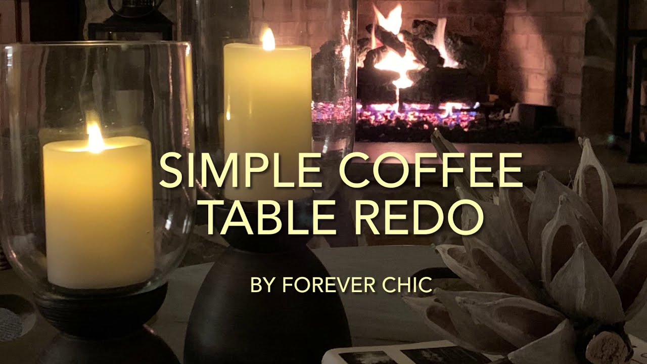 Coffee Table Decorating - How To Decorate With a Tray