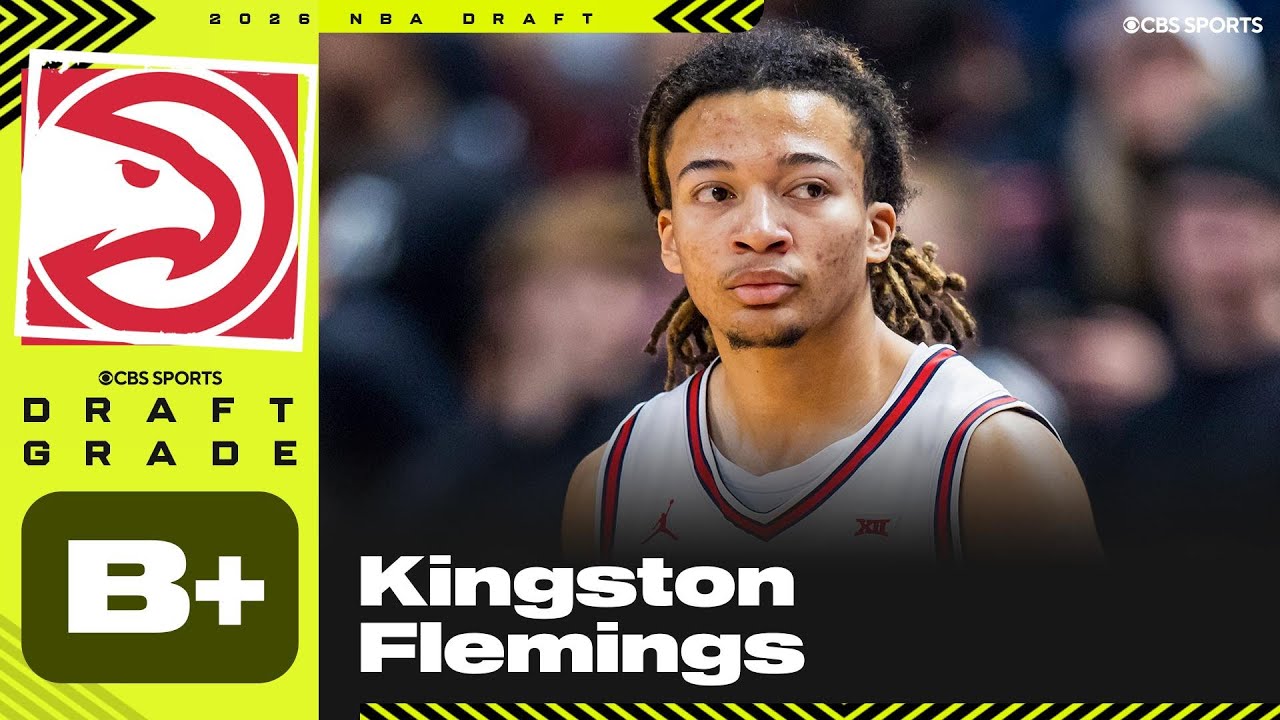 Kingston Flemings selected No. 8 overall by Hawks | 2026 NBA Draft Grades & Instant Reaction