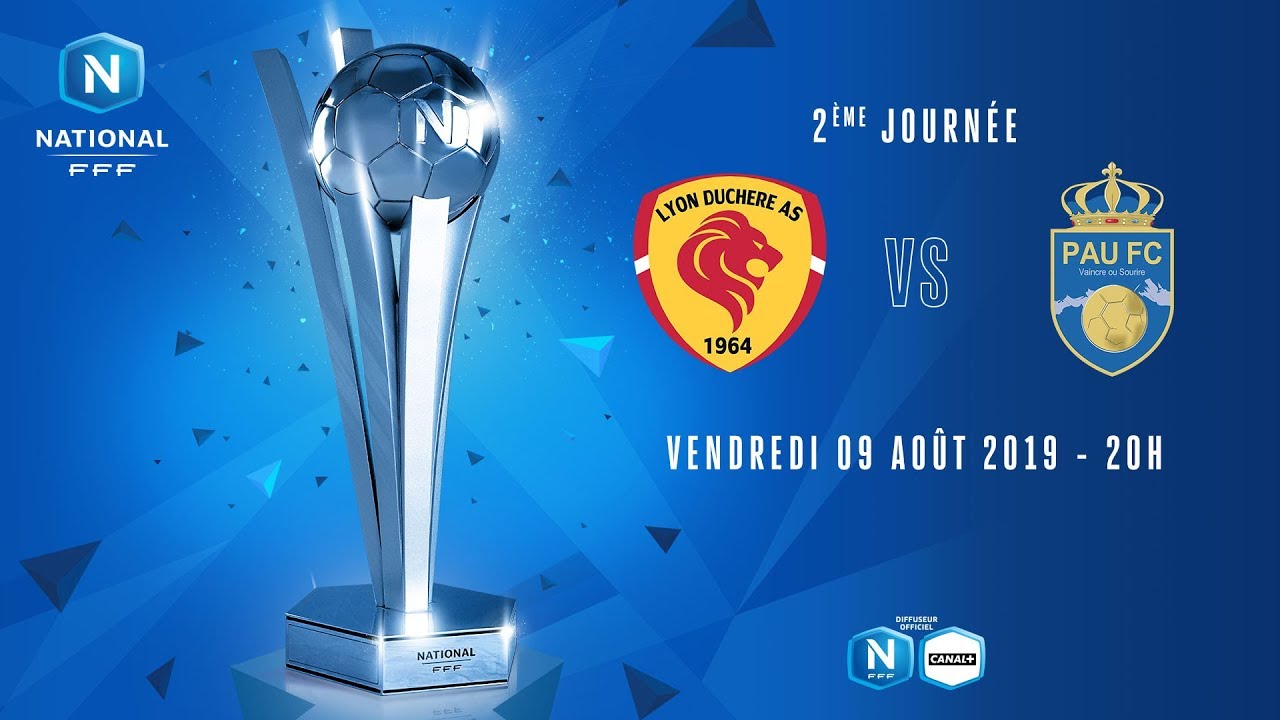 2e journée : Lyon - Pau I National FFF 2019-2020