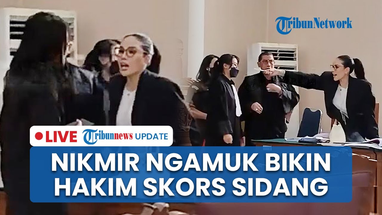 🔴 LIVE: Emosi Nikita Mirzani Meledak di PN Jaksel, Adu Mulut dengan Jaksa hingga Hakim Skors Sidang