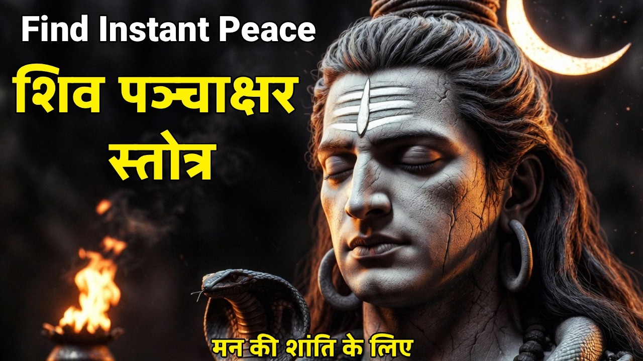 Shiva Panchakshara Stotram - शिव पञ्चाक्षर स्तोत्र | Find Instant Peace | Hindi Bhajan