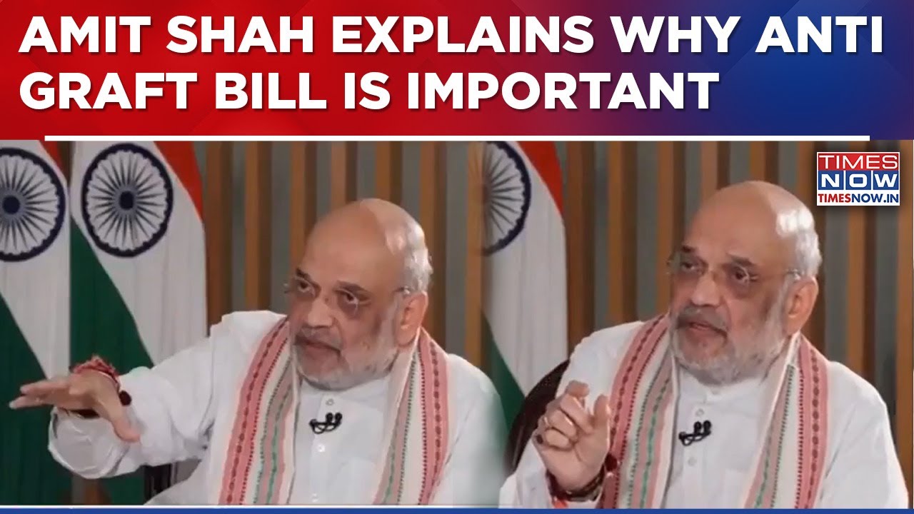 'How Approproate It Is To Run Govt From Jail' Amit Shah Defends Anti Graft Bills, Watch!