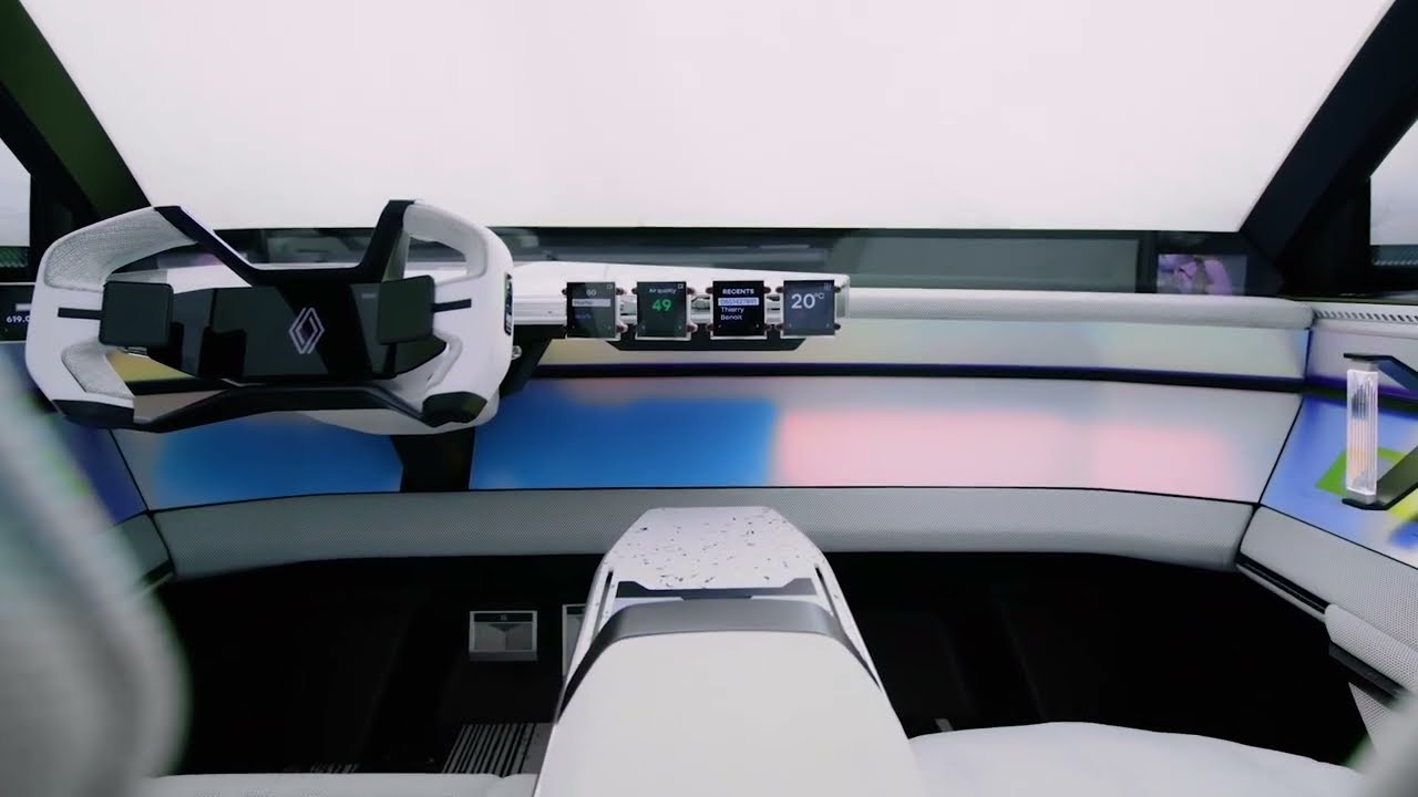 Renault Sc&eacute;nic Vision Concept car Interior Design
