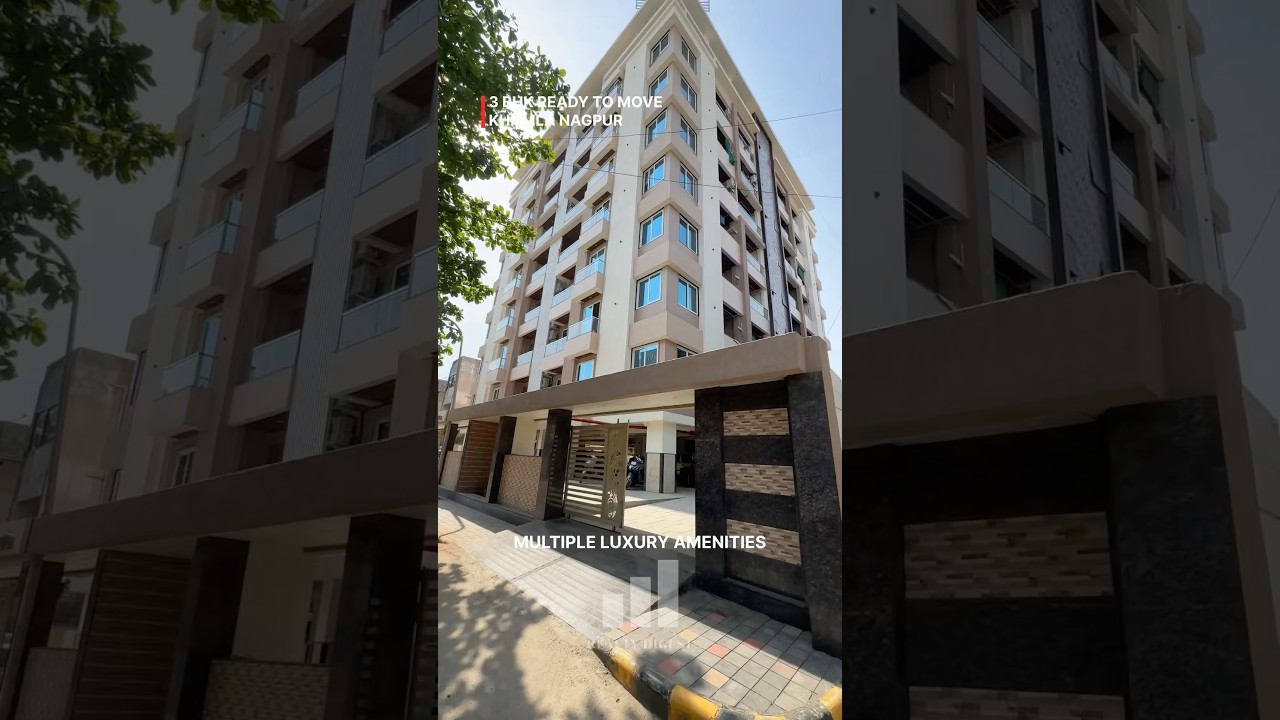 3 BHK FLAT IN NAGPUR READY TO MOVE FLAT IN KHAMLA #premiumflat #luxuriousflats #luxuryflats