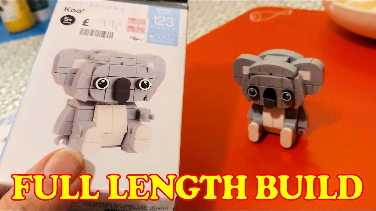 anko miniblocks Koala FULL LENGTH BUILD