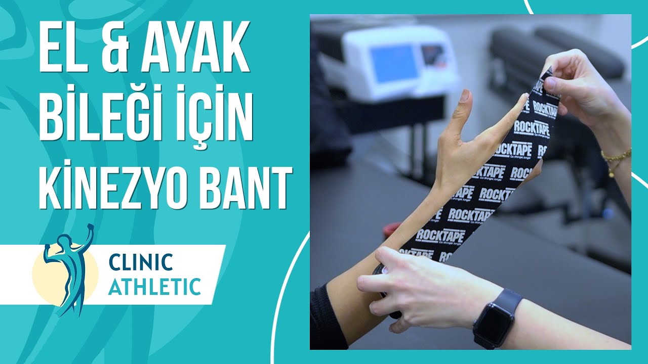 El ve Ayak Bileği Stabilizasyonu İçin Kinezyo Bant Uygulamaları