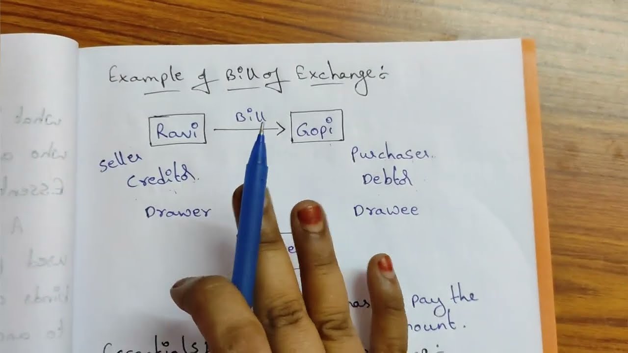 Bills of exchange || b.com sem 2 || part 1 || telugu | diff b\w cheques and promissory notes