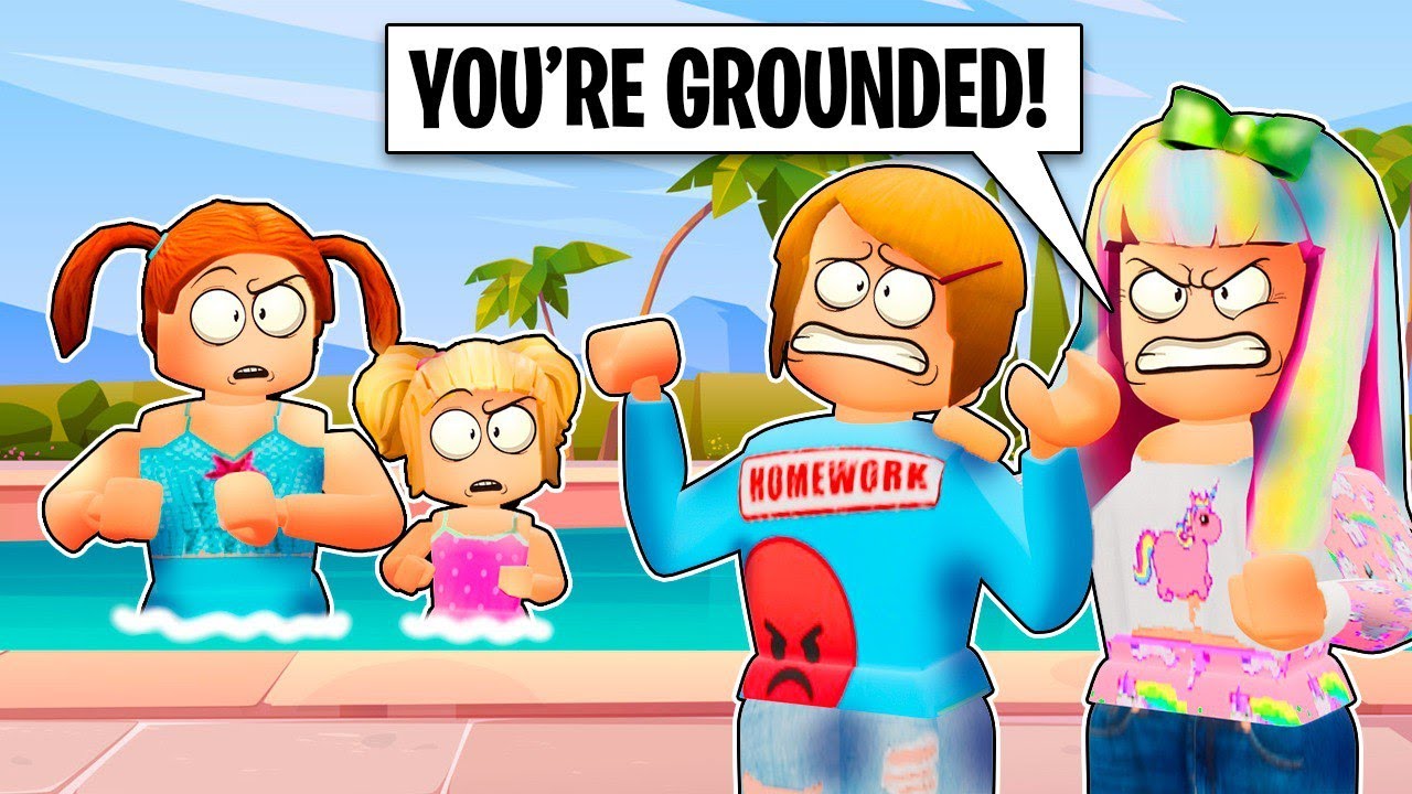 Molly crashes the pool party and I ground Her!