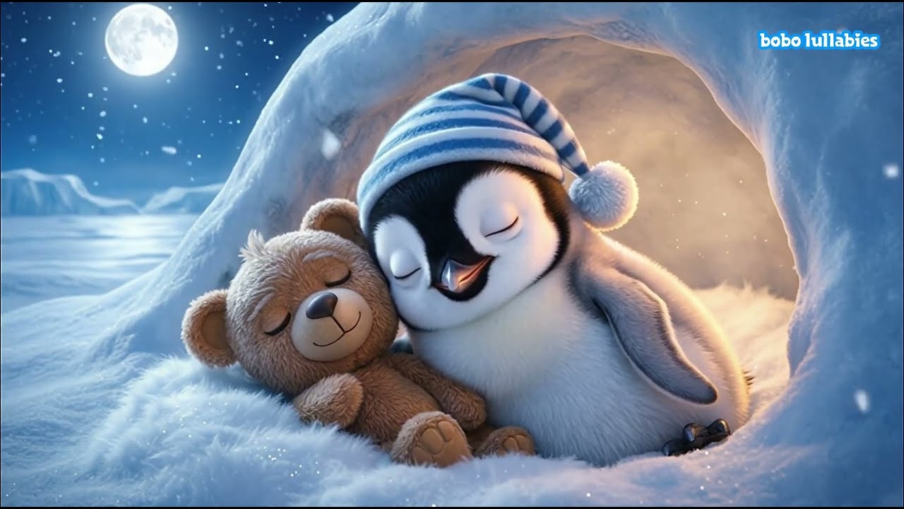 🐧🌙 Music for Babies | Pingo & Bobo Bear 🐻 Relaxing Lullaby