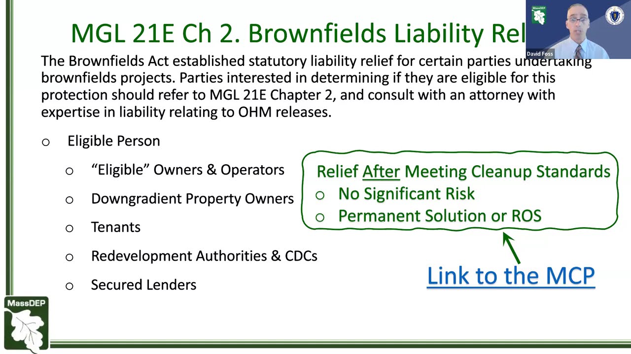 Massachusetts Brownfields Roundtable - September 9, 2025 (Webinar)