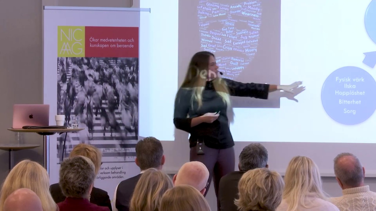 Sophie Nyman | En Heldag om Spelberoende | Anhörigperspektiv och Medberoende | iCAAD Sweden 2018