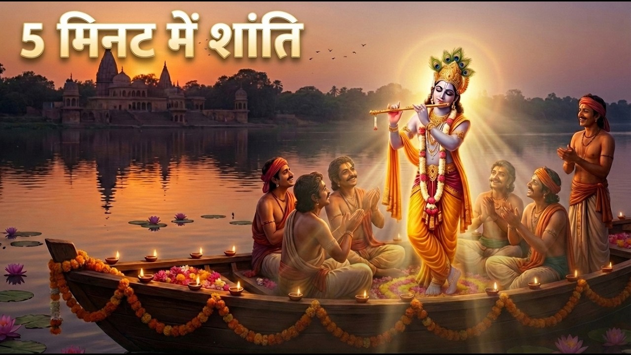 LIVE Krishna Flute 🎶 | बांसुरी जो मन शांत करे | 2 hour Peaceful Meditation Music