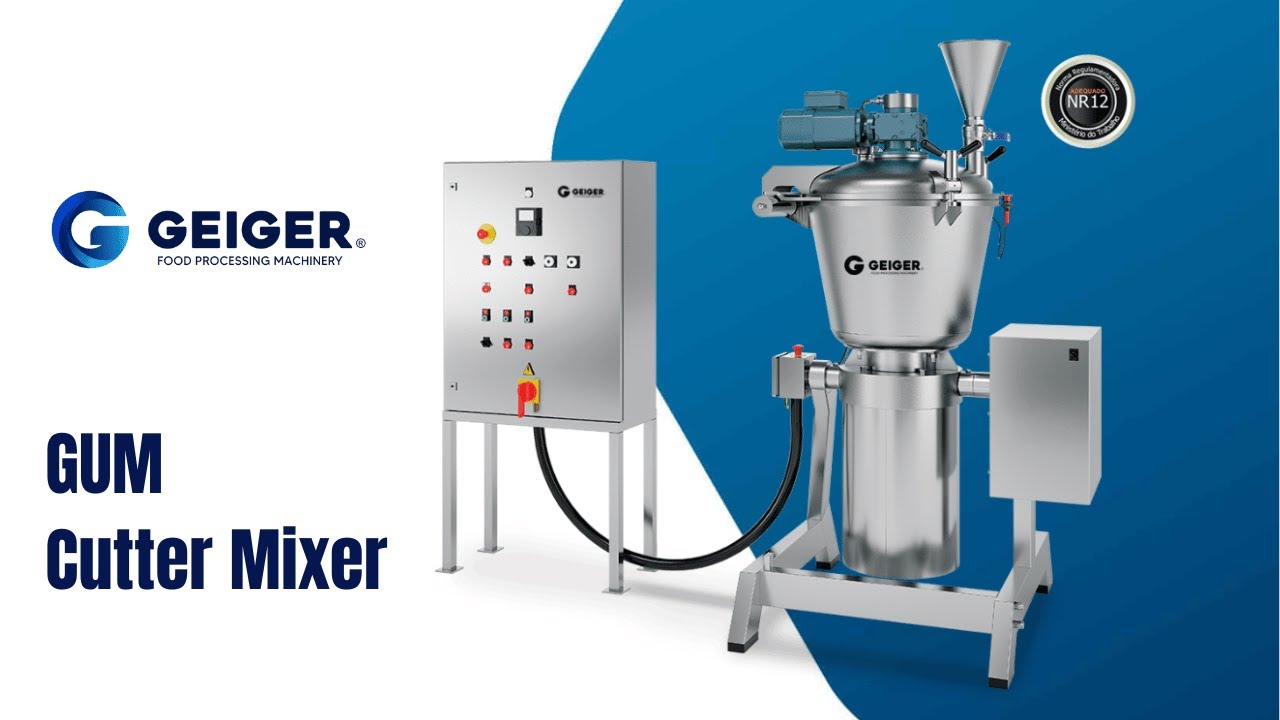 Máquinas Geiger da linha CUTTER MIXER-GUM