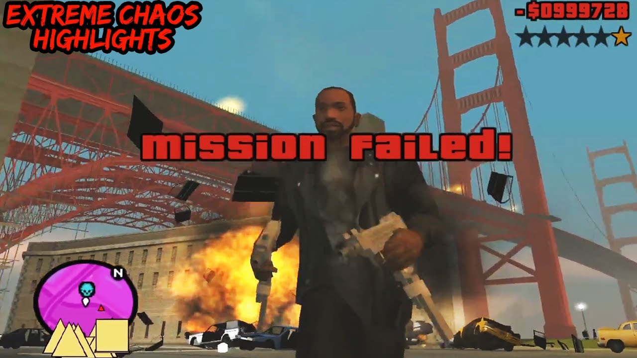 Главные моменты мода GTA San Andreas EXTREME Chaos — 67-часовое прохождение за 35 минут! | Провал...