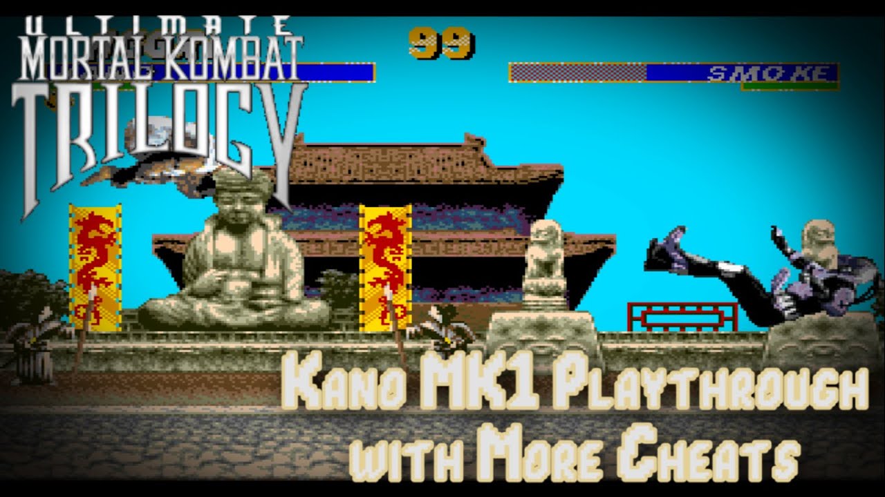 Ultimate Mortal Kombat Trilogy - Kano MK1 Playthrough with More Cheats
