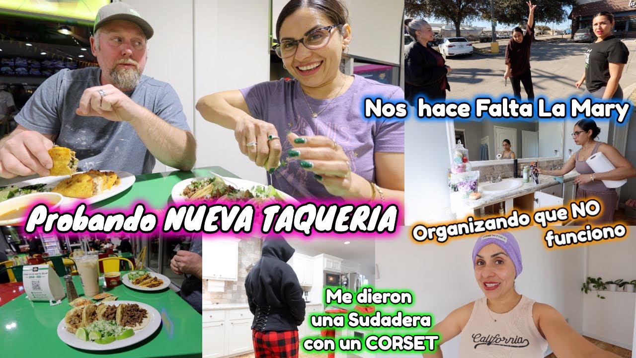 Probando Nueva TAQUERIA Mexicana🌮 Otra Mas al Grupo!! Nos Falta La Mary🥺🏋🏽‍♀️ Sudadera con CORSET😳😍🖤