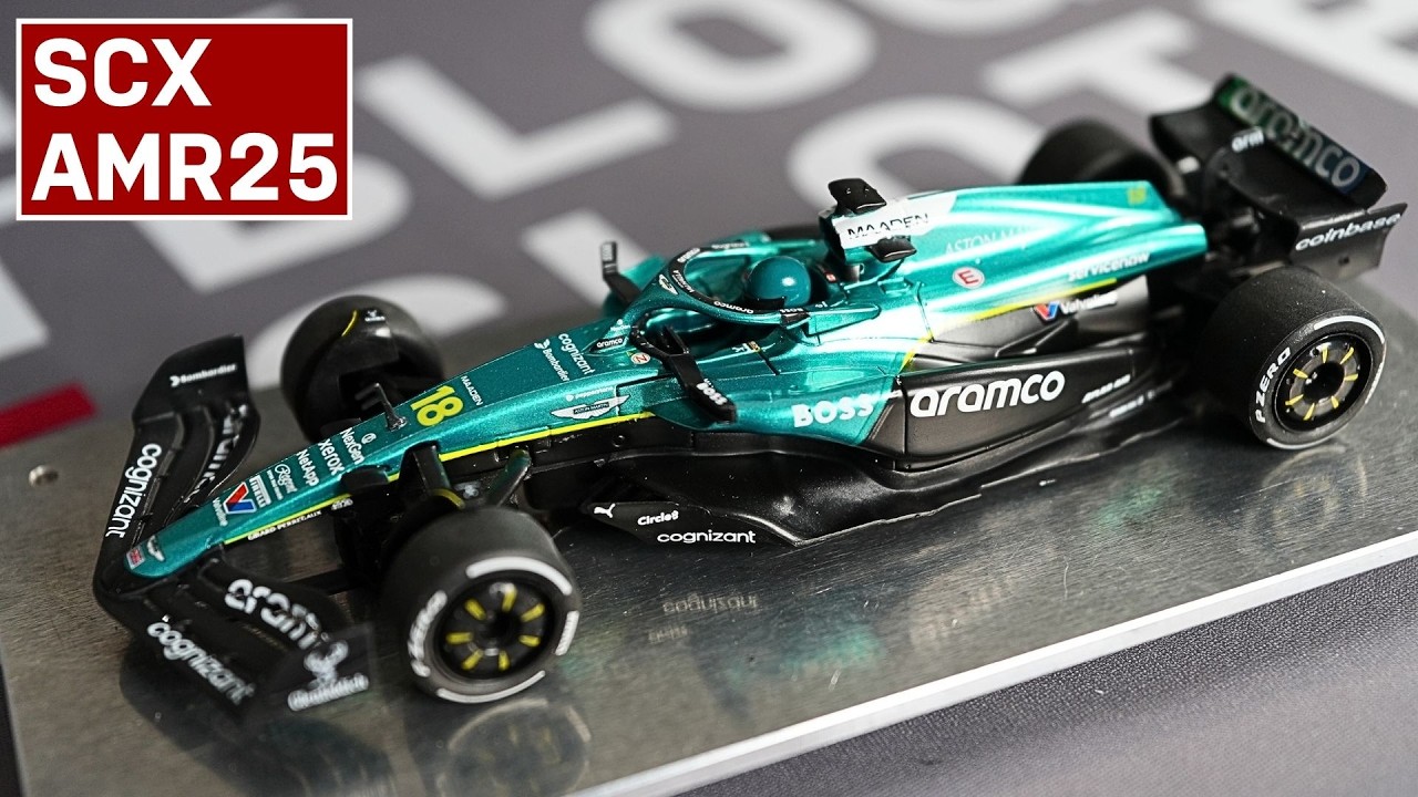 Vorstellung des SCX Formel 1 Aston Martin  AMR25 Slotcars in 1:32