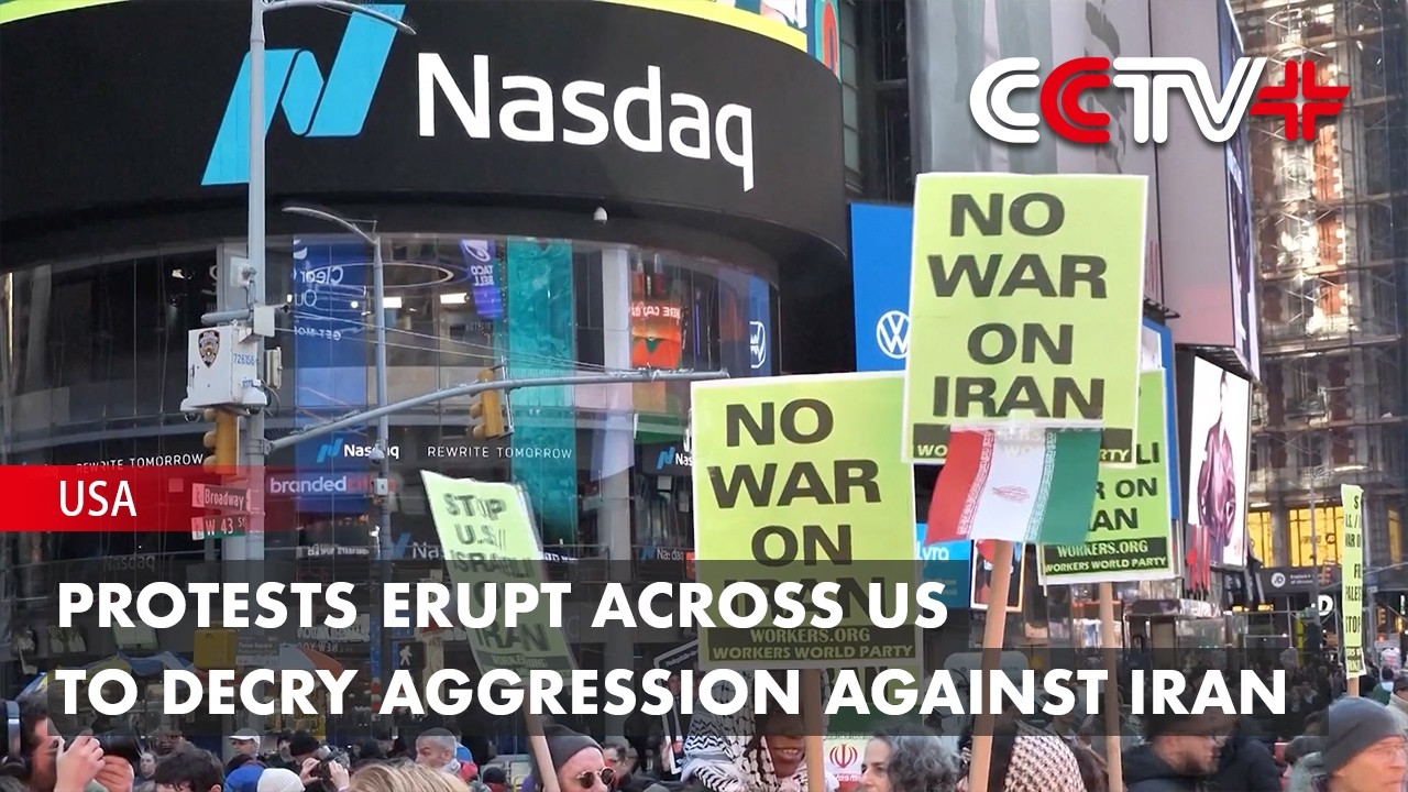 В США вспыхнули протесты против агрессии в отношении Ирана.