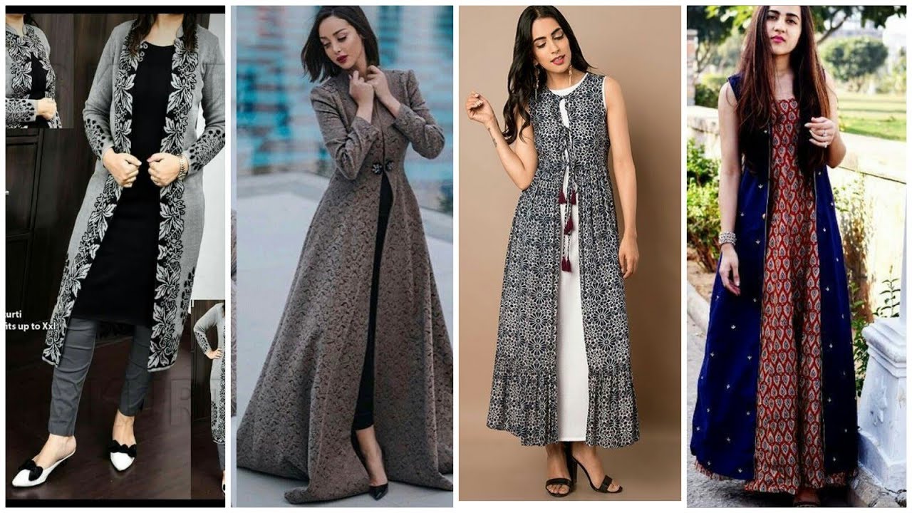 Top Summer Fabulous Long Open Gown Kurties